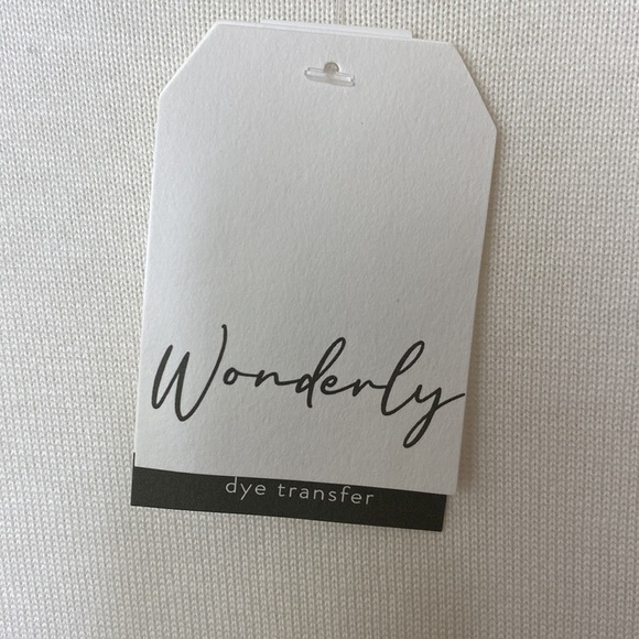 NWT White with Blue Fade Ombré Sweater with Dolman Sleeves size M - Picture 5 of 10